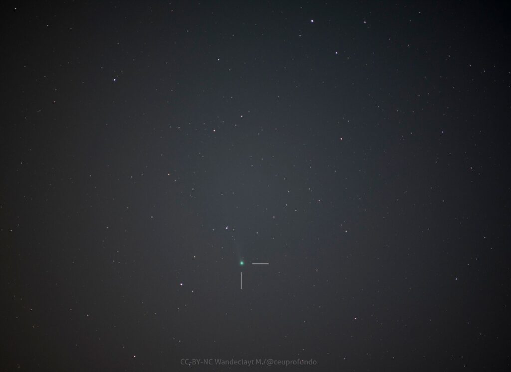 Cometa C/2025 R3 (PanSTARRS) observado no curso Primeira Luz.